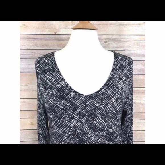 J. Jill Wearever Collection Black/White Tunic - Picture 4 of 7